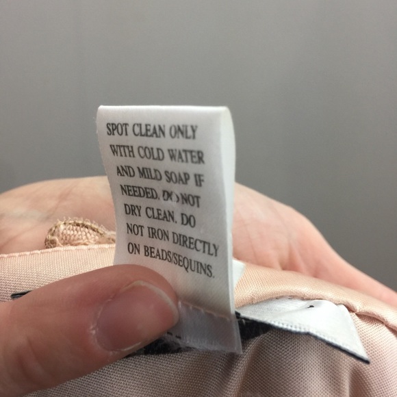 Sue Wong Pink Sequin Tassel Tiered Party Dress - Picture 6 of 8